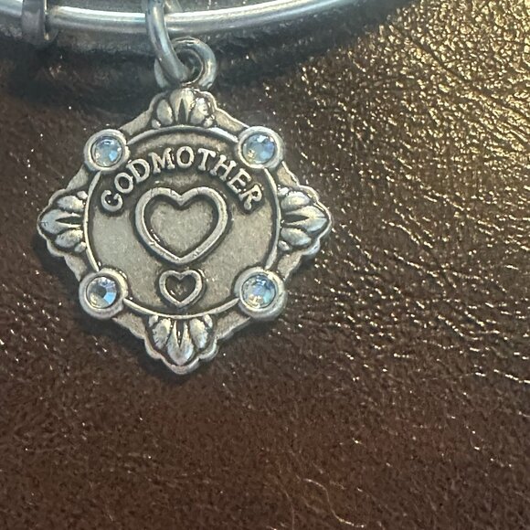 Alex and Ani Godmother Charm Bangle - Picture 1 of 5